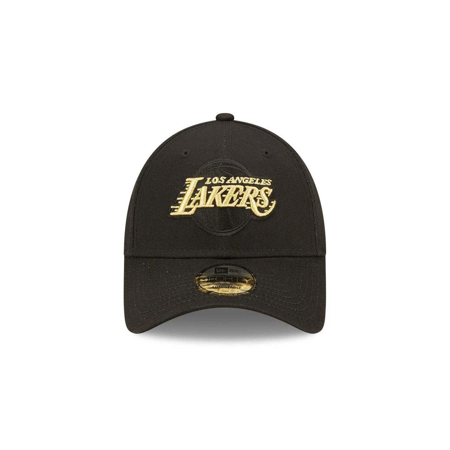 NEW ERA LA Lakers Metallic Black 9FORTY Adjustable Cap