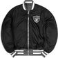 LAS VEGAS RAIDERS X ALPHA X NEW ERA MA-1 BOMBER JACKET