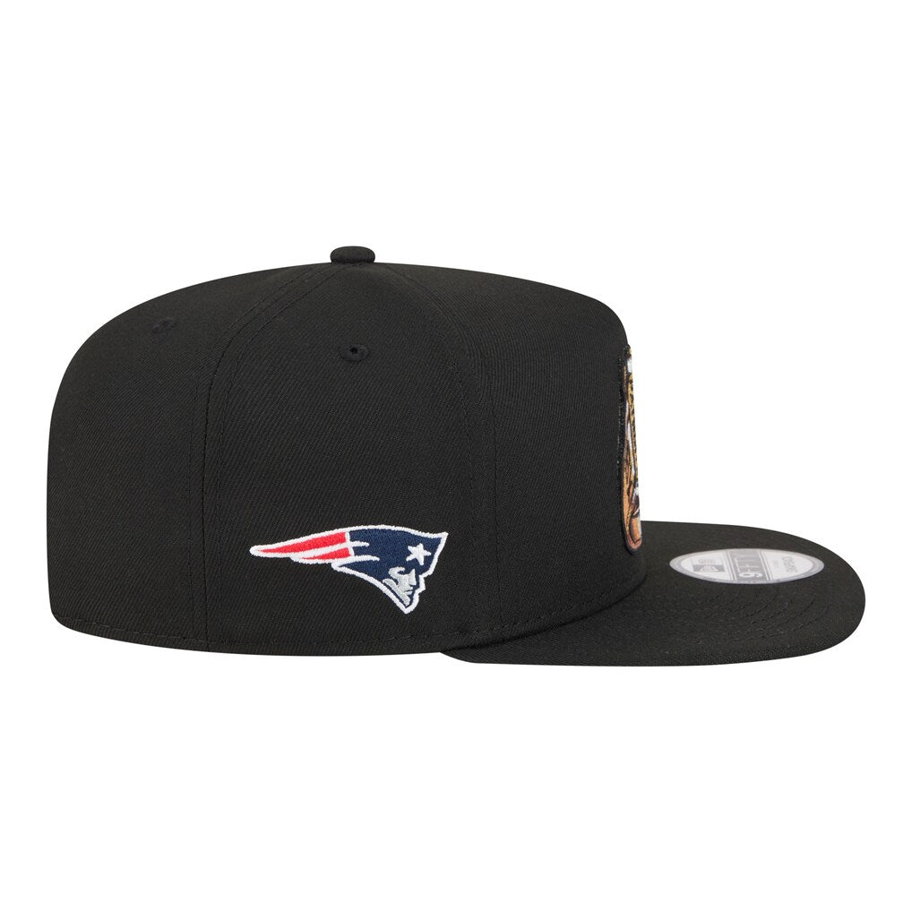 NEW ERA New England Patriots NFL Ring Black 9FIFTY A-Frame Snapback Adjustable Cap