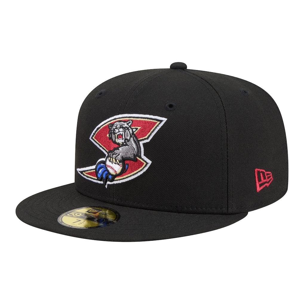 New Era Sacramento River Cats Black Minor League Theme Nights 59FIFTY Fitted Hat