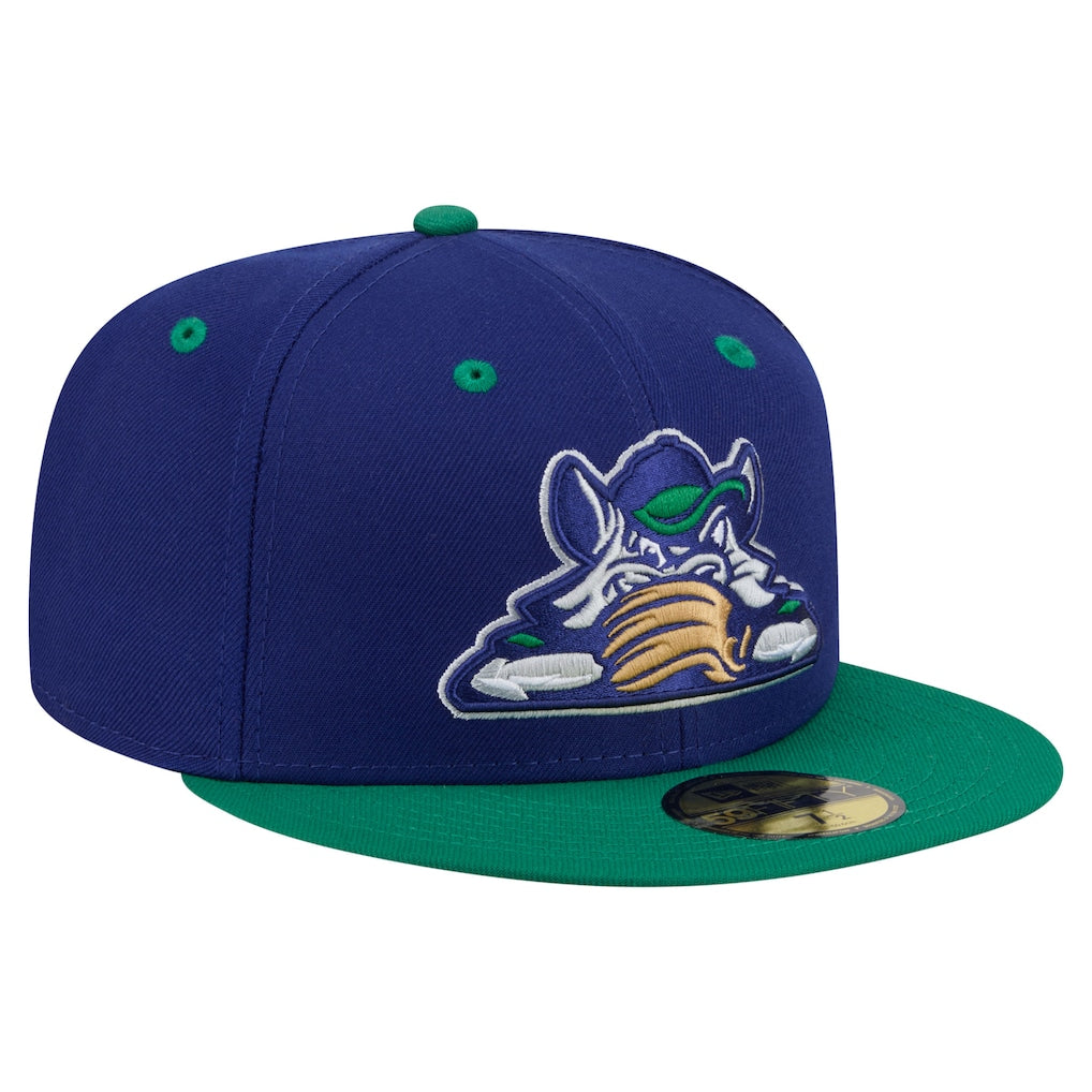 New Era Hartford Yard Goats Dark Blue Minor League Theme Nights 59FIFTY Fitted Hat