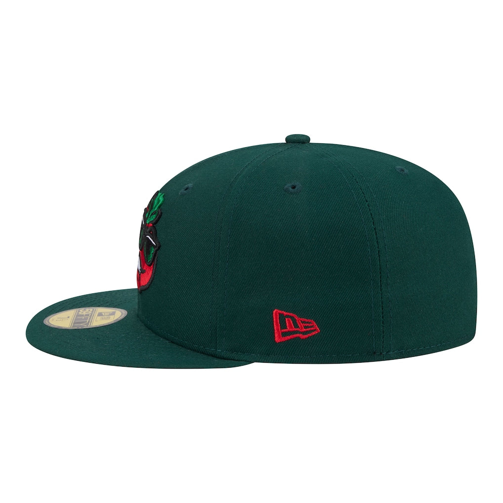 New Era Jersey Shore BlueClaws Dark Green Minor League Theme Nights 59FIFTY Fitted Hat
