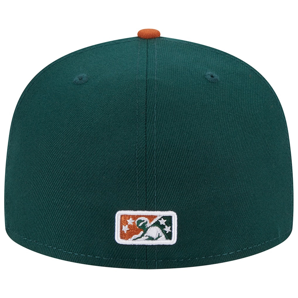 New Era Hudson Valley Renegades Green Theme Nights Hudson Valley Cider Donuts 59FIFTY Fitted Hat