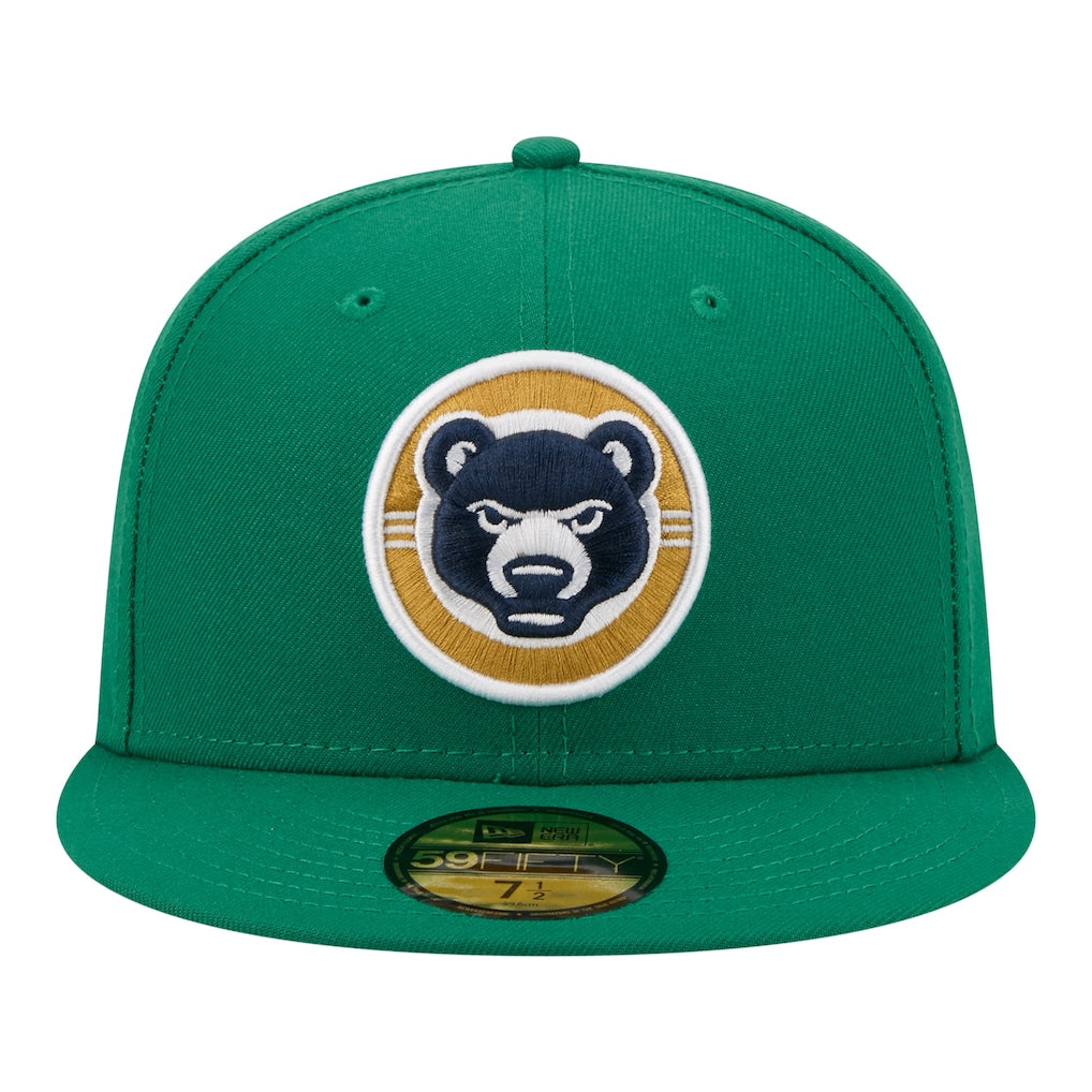 New Era South Bend Cubs Green Minor League Theme Nights 59FIFTY Fitted Hat