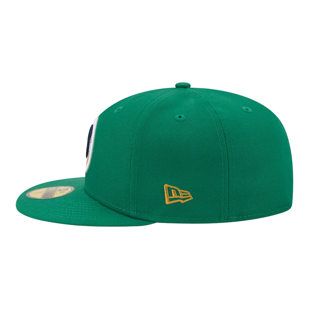 New Era South Bend Cubs Green Minor League Theme Nights 59FIFTY Fitted Hat