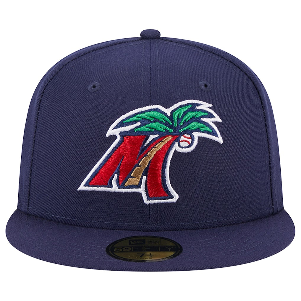 New Era Fort Myers Mighty Mussels Navy Theme Nights 59FIFTY Fitted Hat