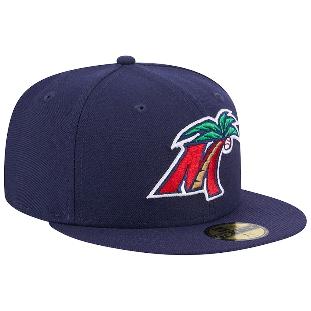 New Era Fort Myers Mighty Mussels Navy Theme Nights 59FIFTY Fitted Hat