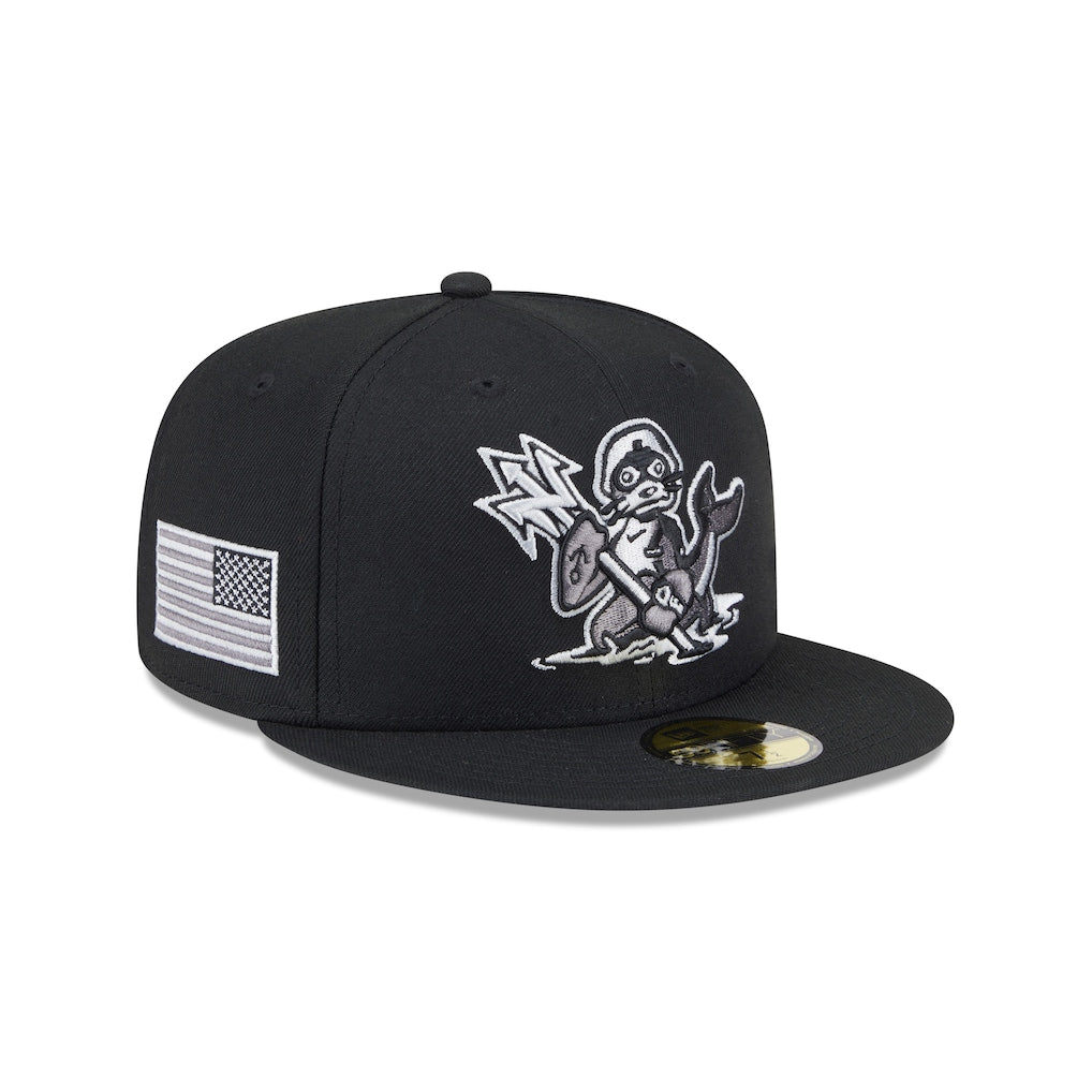New Era Norfolk Tides Black Theme Nights 59FIFTY Fitted Hat