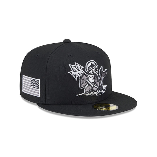 New Era Norfolk Tides Black Theme Nights 59FIFTY Fitted Hat