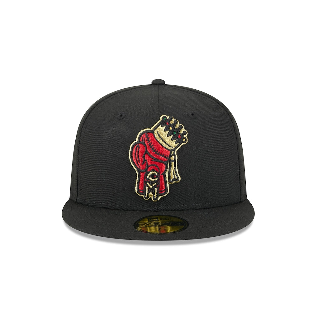 New Era Spokane Indians Black Theme Nights 59FIFTY Fitted Hat