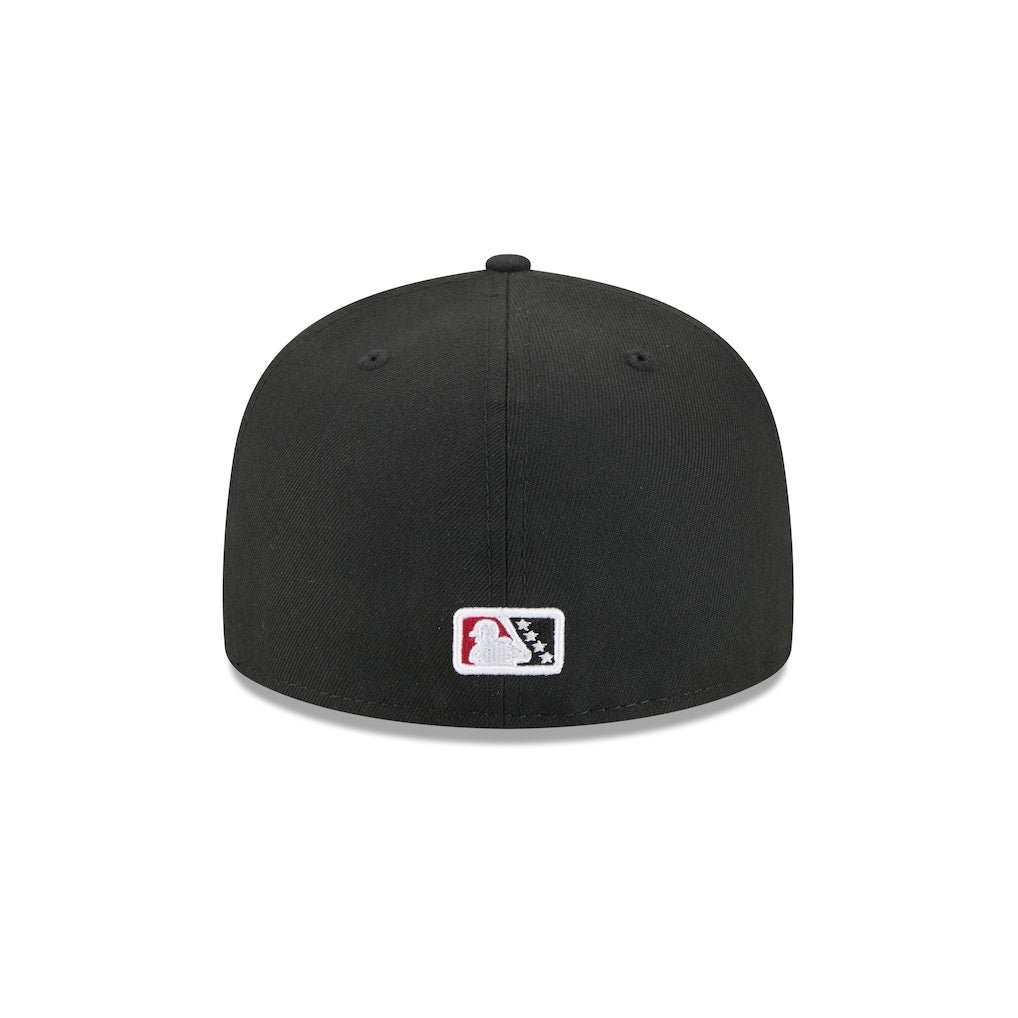 New Era Spokane Indians Black Theme Nights 59FIFTY Fitted Hat