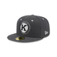 New Era  Knoxville Smokies Charcoal Theme Nights 59FIFTY Fitted Hat