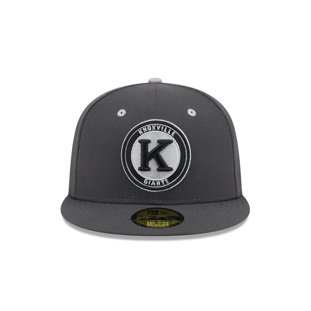 New Era  Knoxville Smokies Charcoal Theme Nights 59FIFTY Fitted Hat