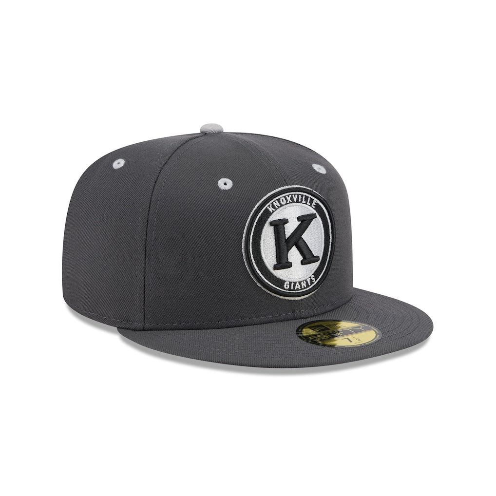 New Era  Knoxville Smokies Charcoal Theme Nights 59FIFTY Fitted Hat
