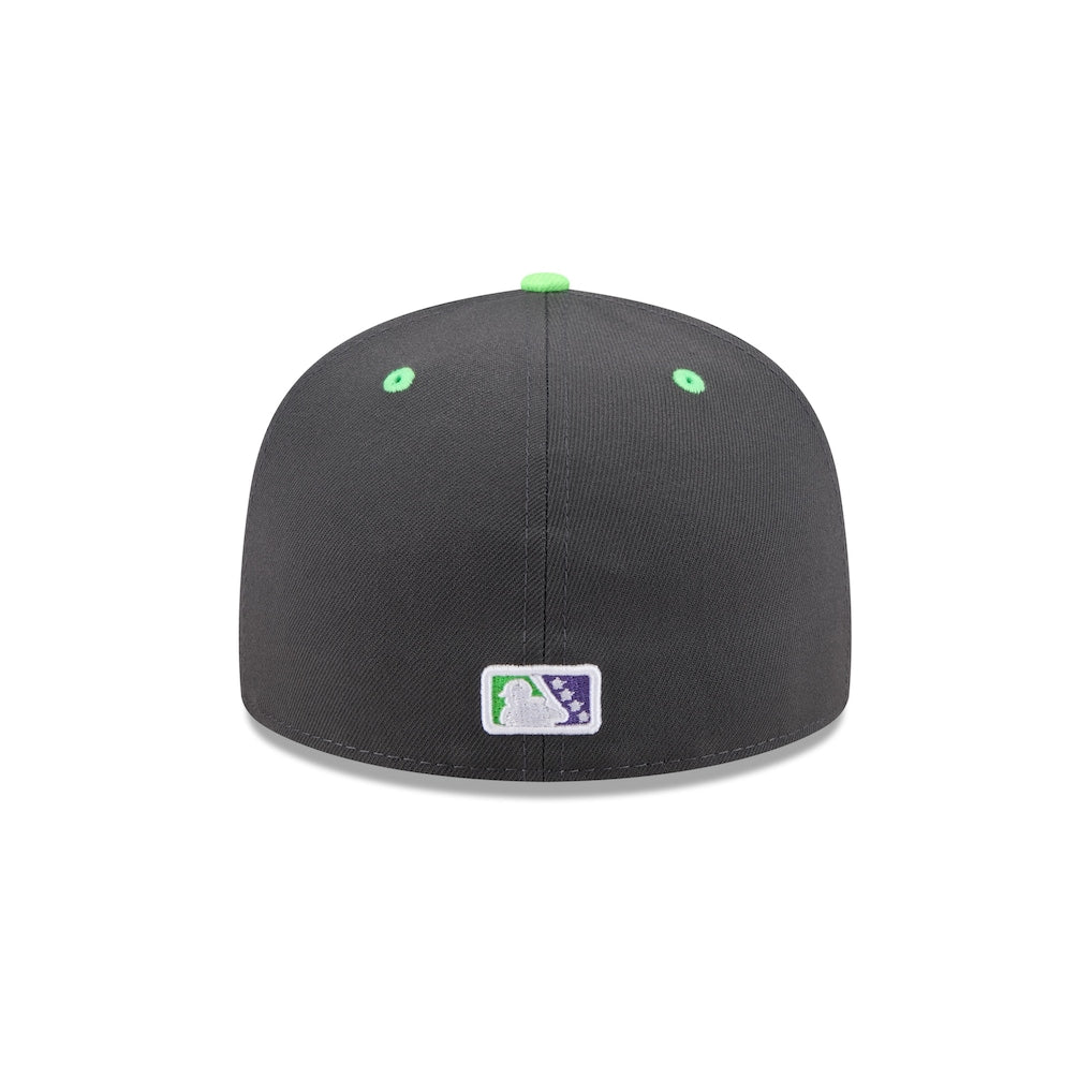 New Era New Hampshire Fisher Cats Grey Theme Nights 59FIFTY Fitted Hat