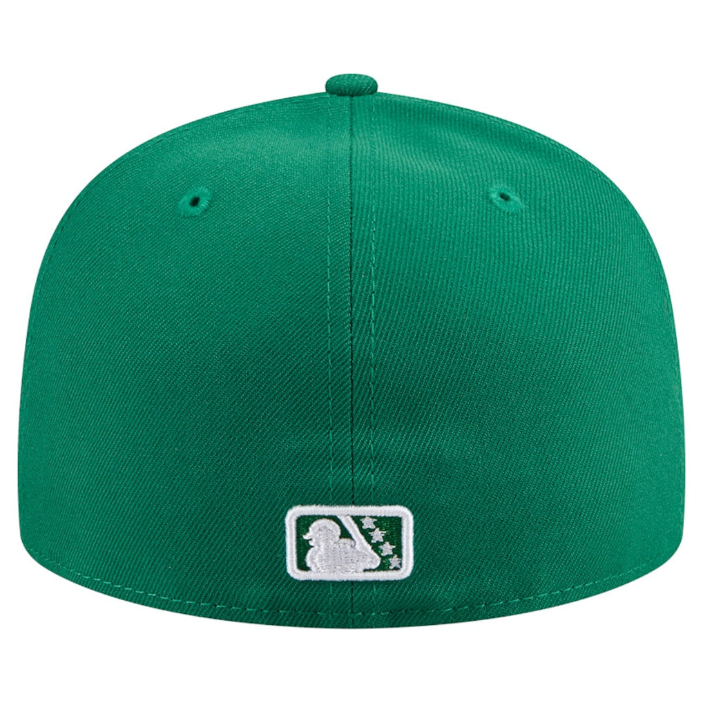 New Era Myrtle Beach Pelicans Green Theme Nights 59FIFTY Fitted Hat
