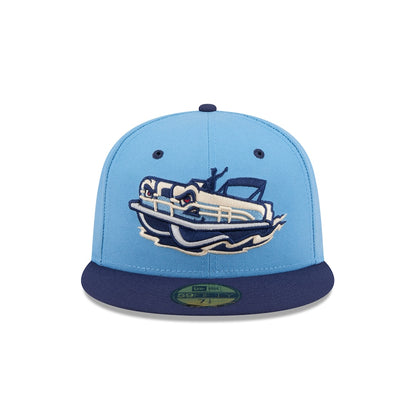 New Era Great Lakes Loons Light Blue Theme Nights 59FIFTY Fitted Hat