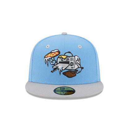 New Era Wisconsin Timber Rattlers Light Blue Theme Nights 59FIFTY Fitted Hat