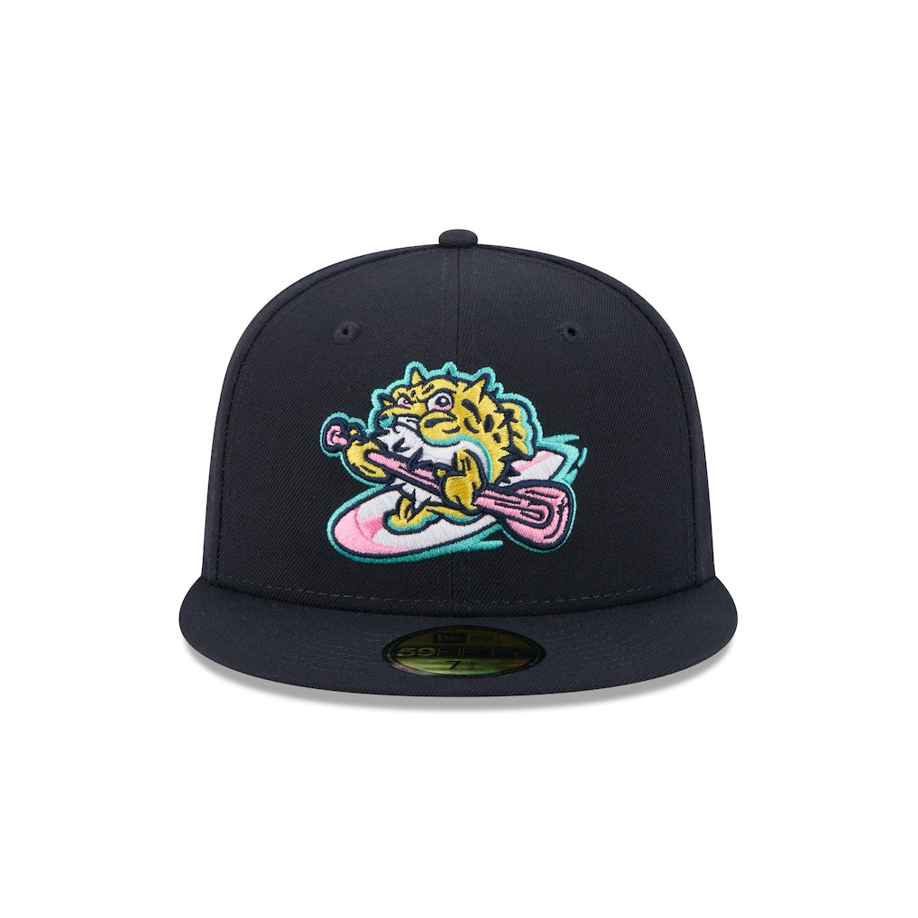 New Era Jersey Shore BlueClaws Navy Theme Nights 59FIFTY Fitted Hat