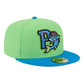 New Era Pensacola Blue Wahoos Neon Green Theme Nights 59FIFTY Fitted Hat