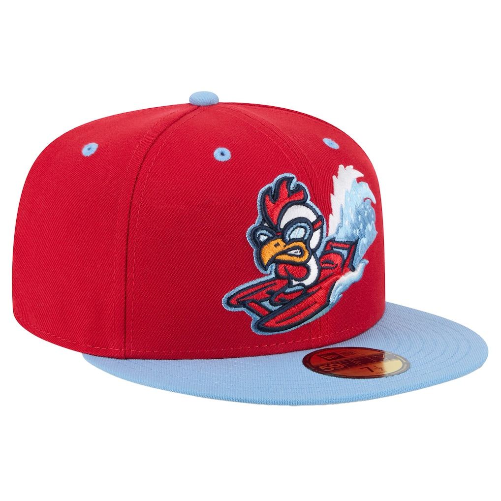 New Era Tri-City Dust Devils Red Theme Nights 59FIFTY Fitted Hat