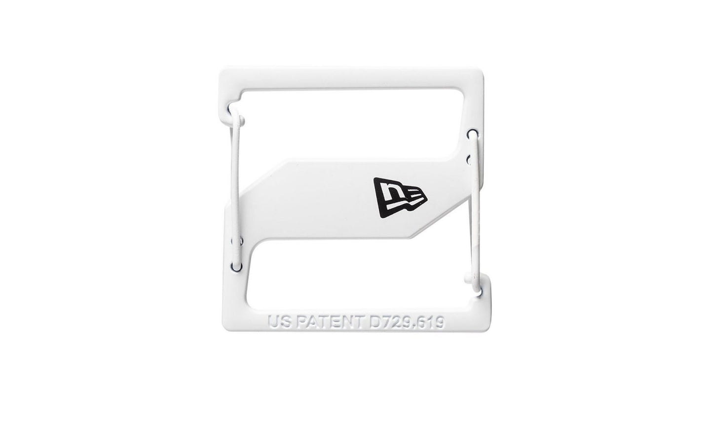 New Era White Cap Clip