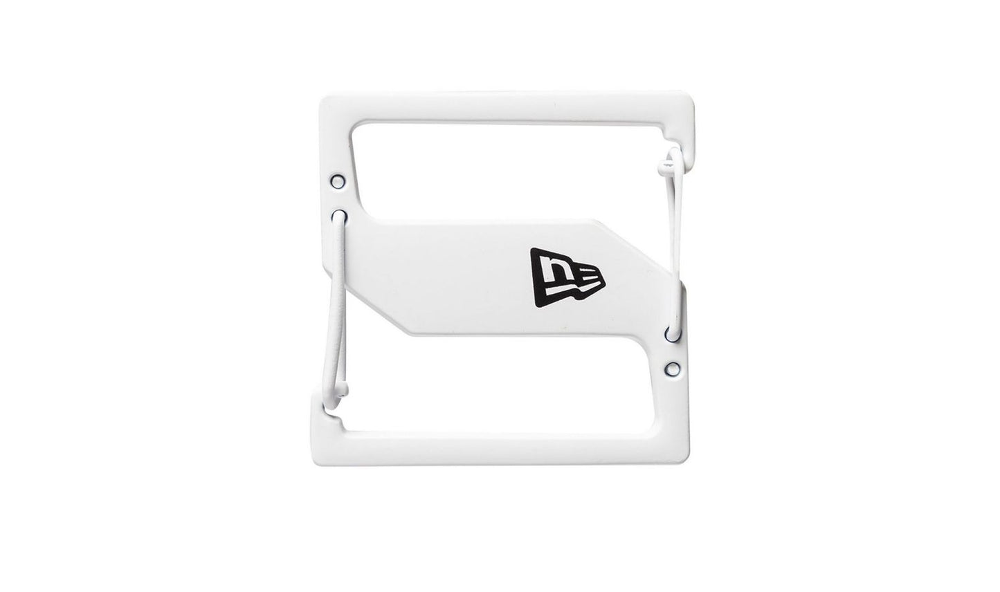 New Era White Cap Clip
