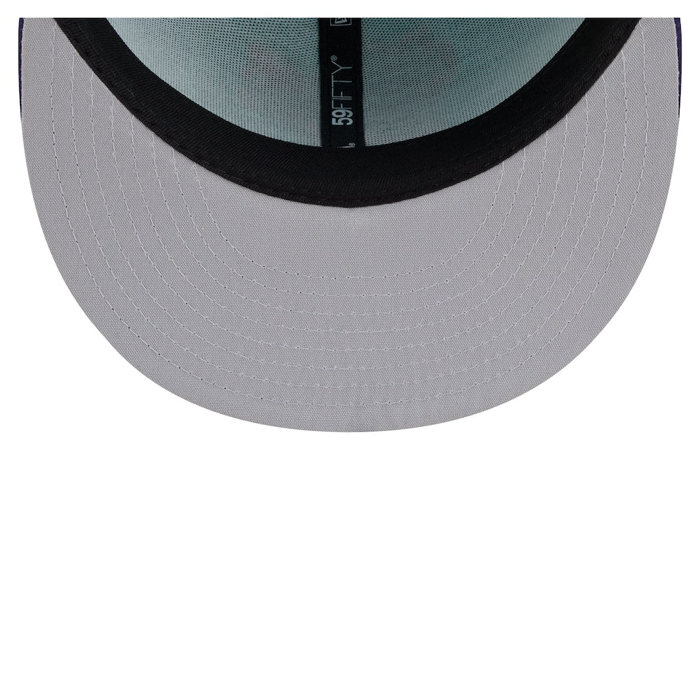 New Era Louisville Bats Turquoise/Purple Minor League Theme Nights 59FIFTY Fitted Hat