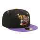 New Era Visalia Rawhide Black/Purple Minor League Theme Nights 59FIFTY Fitted Hat