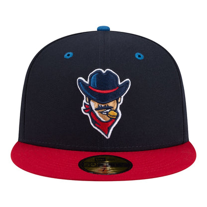 New Era Round Rock Express Navy/Red Minor League Theme Nights 59FIFTY Fitted Hat