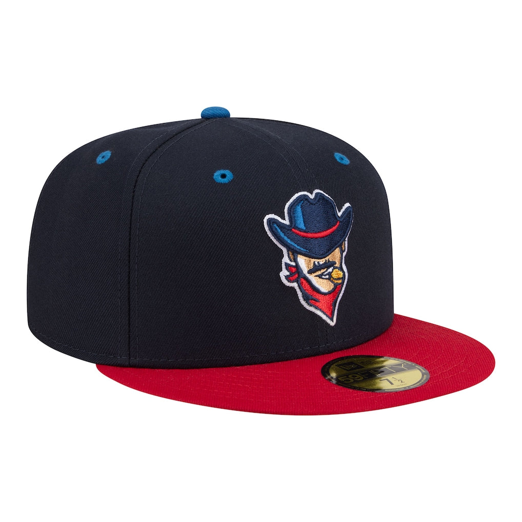 New Era Round Rock Express Navy/Red Minor League Theme Nights 59FIFTY Fitted Hat