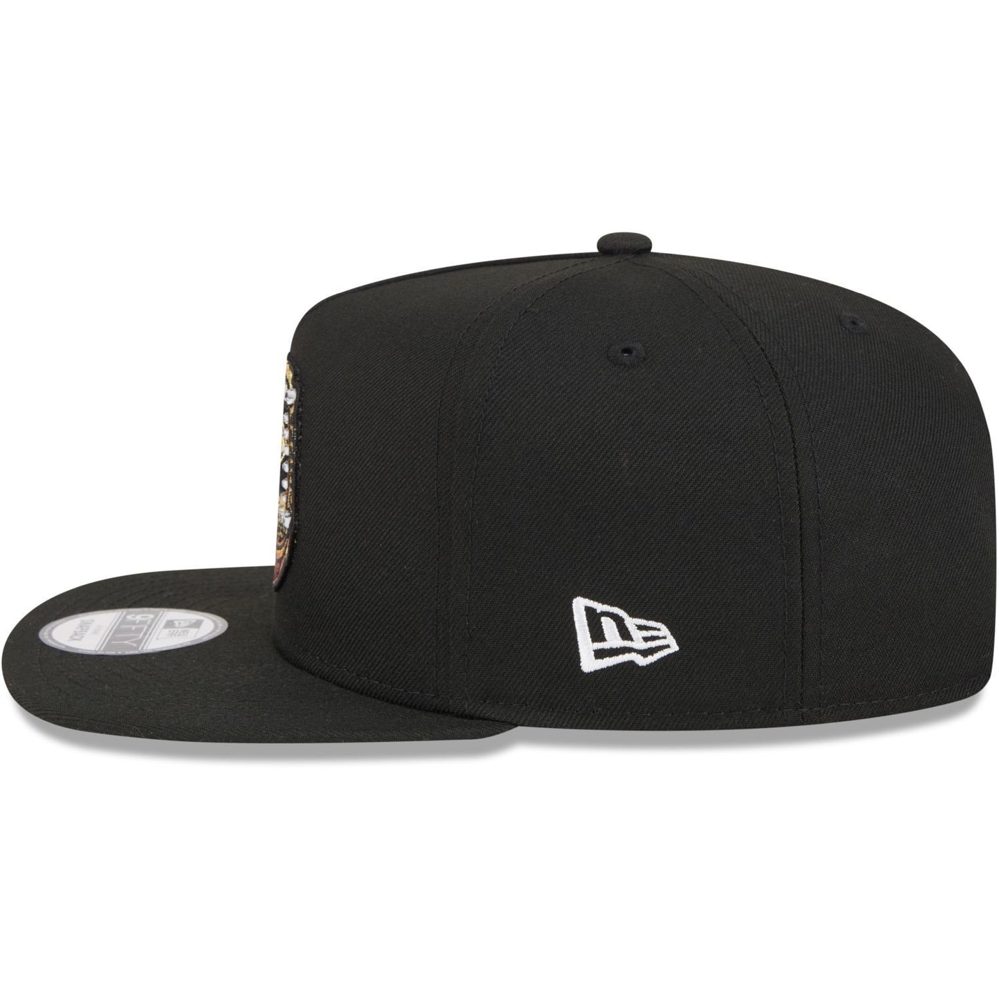 NEW ERA Kansas City Chiefs NFL Ring Black 9FIFTY A-Frame Snapback Adjustable Cap