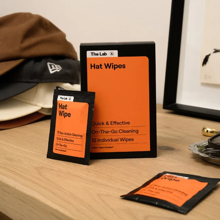 THE LAB Hat Care Wipes 12 Pack